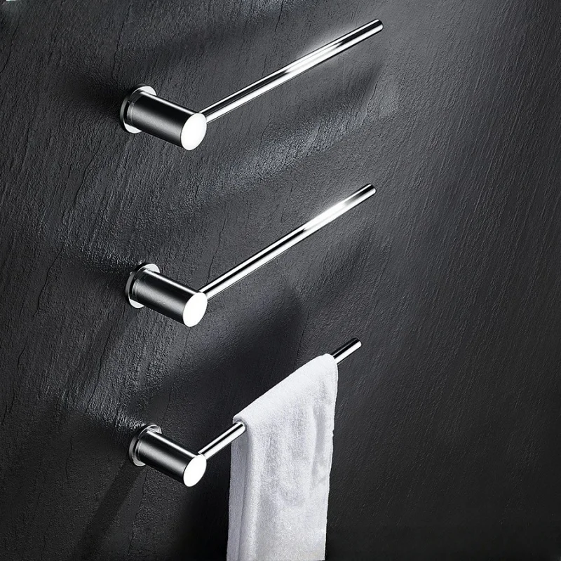 

Luxury Brass Gray bathroom Towel Holder Chrome Towel Hanger wall mounted towel bar brass Towel Rack bathroom towel holder