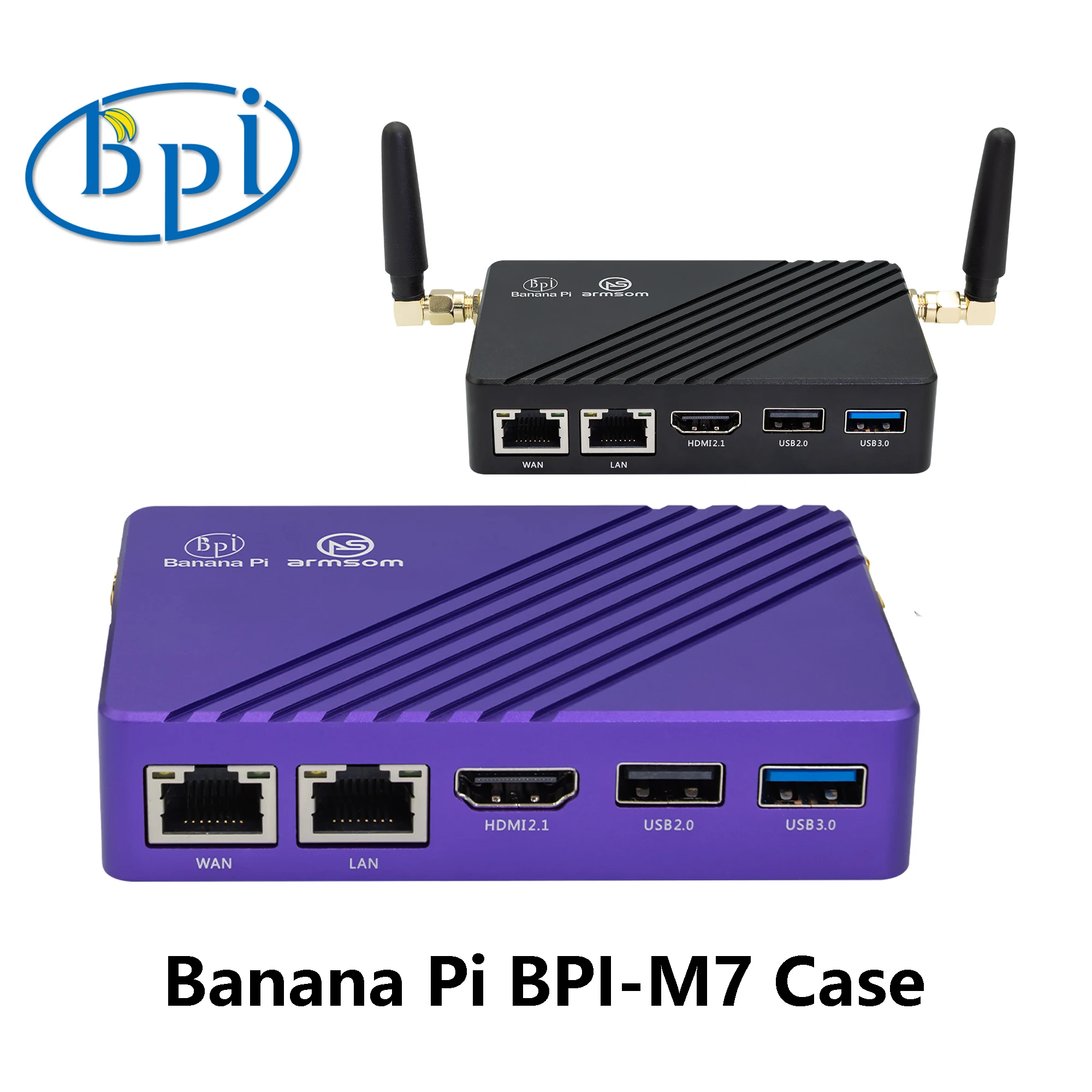 

Banana Pi BPI-M7 Cases Black or Purple for BPI-M7 Accessories