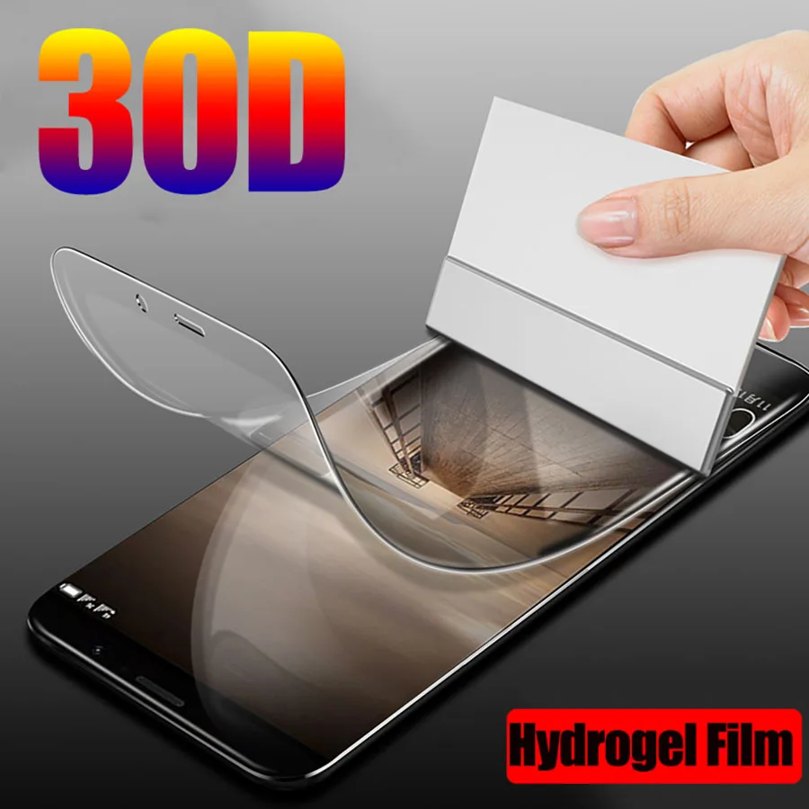 30D Protective Hydrogel Film For Motorola Moto G7 G6 G8 E5 G9 Plus TPU Screen Protector For Moto One Vision Z2 Z3 G9 Play Film