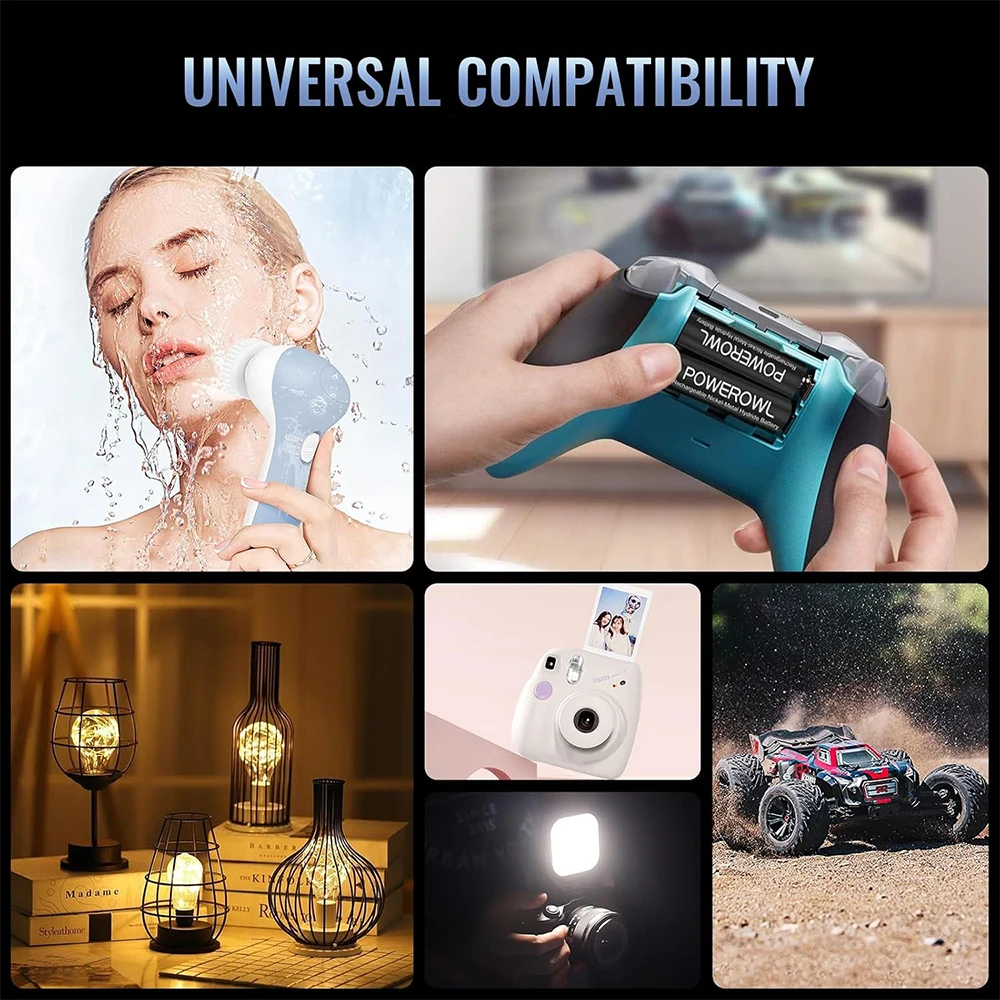 OEMG 1.5V3330mWh AA Rechargeable Battery USB Type-C Rechargeable Lithium Battery for Remote Control Electric Toy Mouse Door Lock