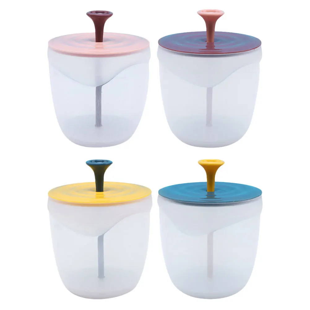 4 pçs viagem portátil borbulhador facial rico delicado dispositivo de limpeza de bolhas durável material pp fácil transportar presente borbulhador facial