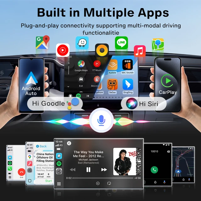 2 in 1 CarlinKit 5.0 Ultra Wireless CarPlay Android Auto Adapter 2026 New 5G Wifi Wireless Box for Car with Wired CarPlay IOS26 5