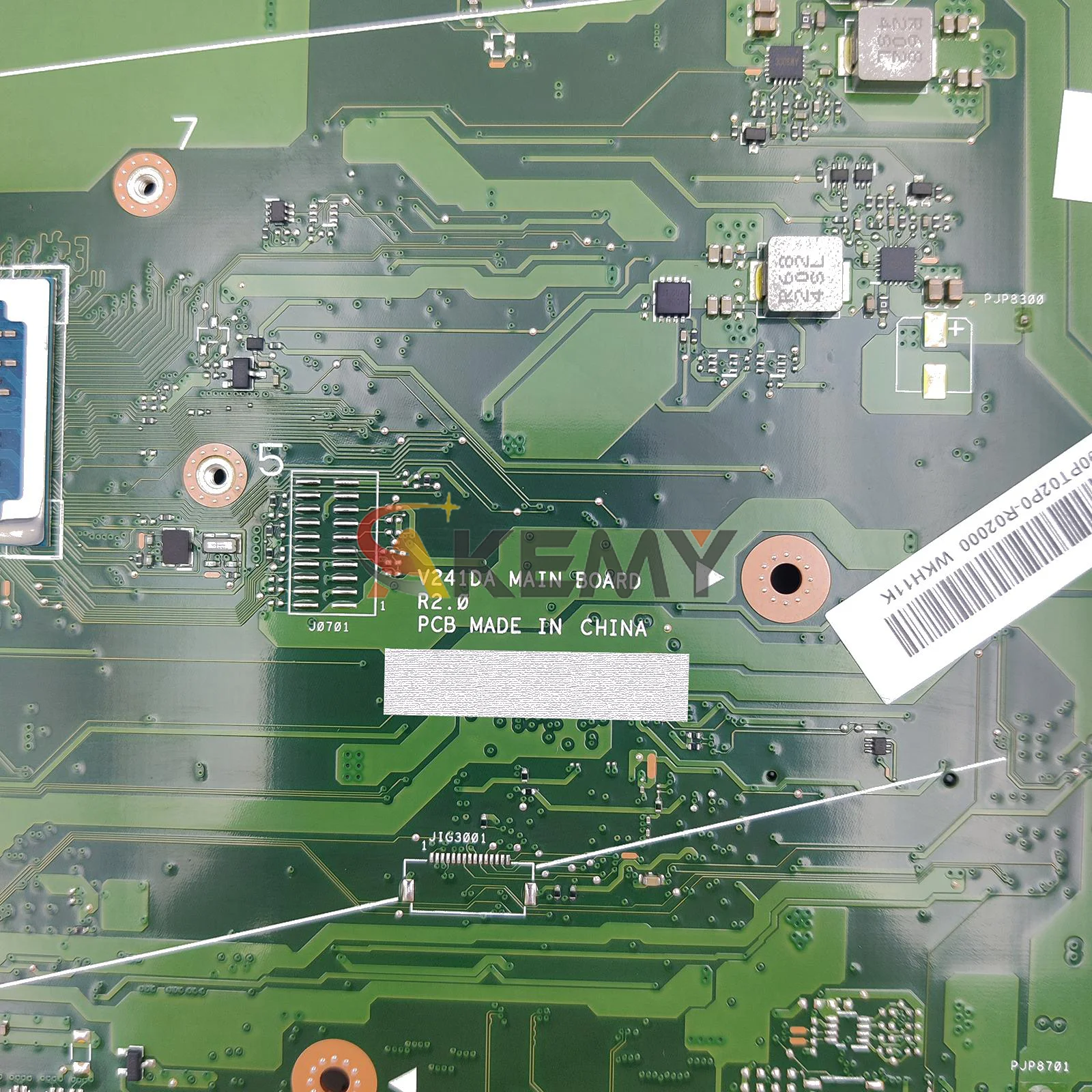 Placa-mãe v241da para asus vivo aio v241da v241d, placa principal com cpu r3 r5 r7 100% testes ok envio rápido de alta qualidade