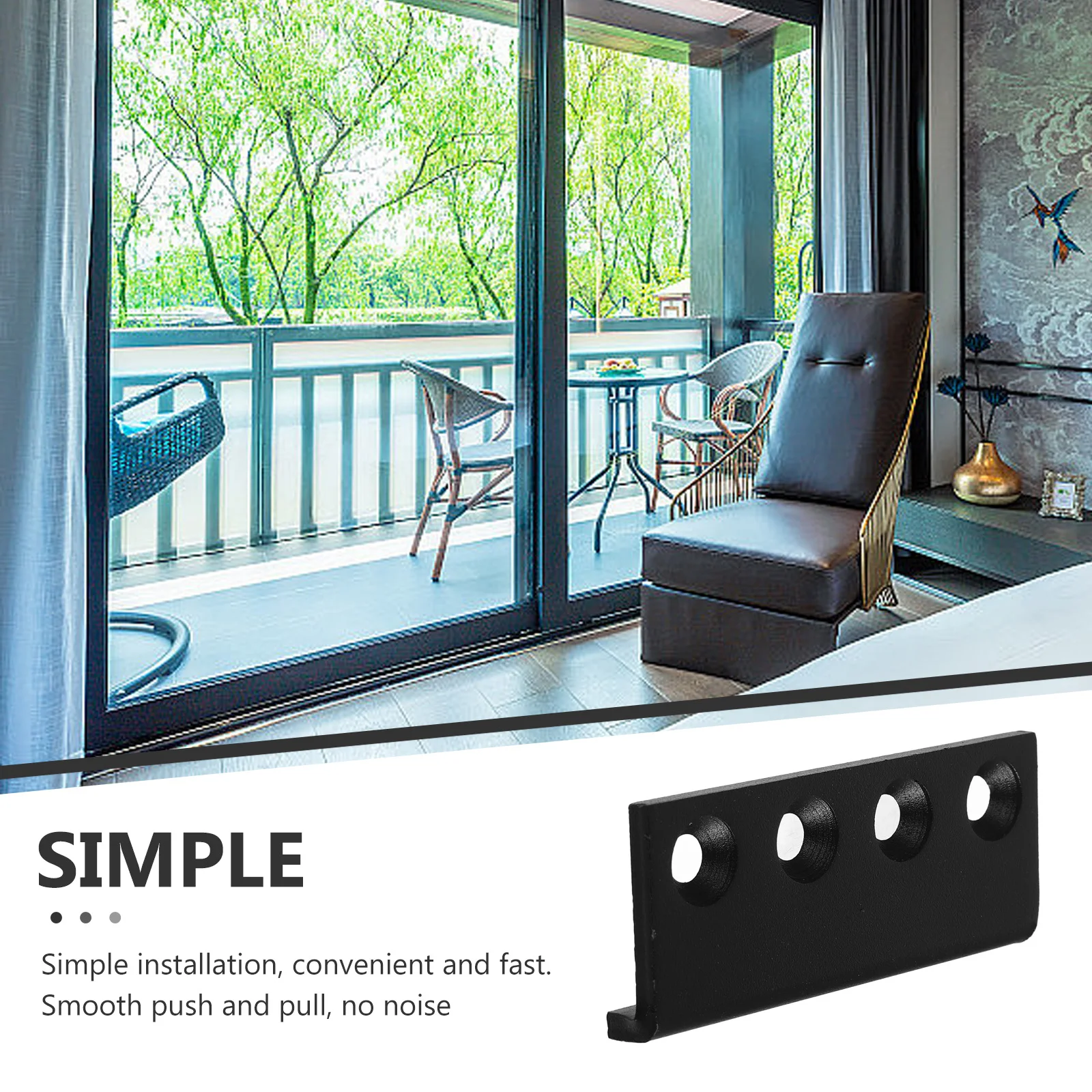

Sliding Barn Door Track Connector Door Track Connector Board With 4 Screws Sliding Door Junction Plate Hardware Barn Door Repair
