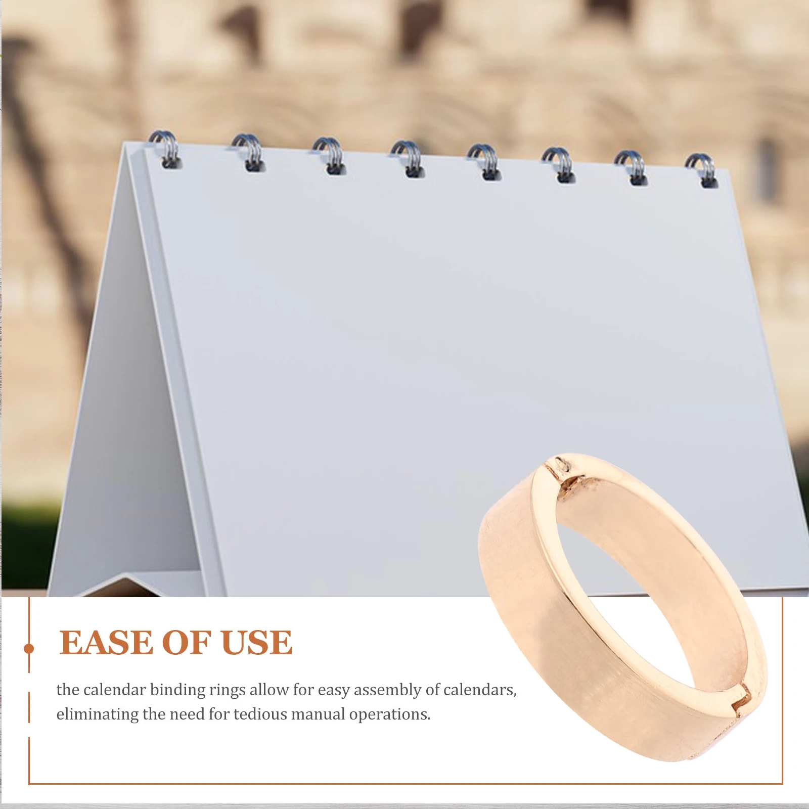 

2 Pcs Binder Rings for Diy Buckle Gift Card Clasps Book Notebook Ornaments Replacements