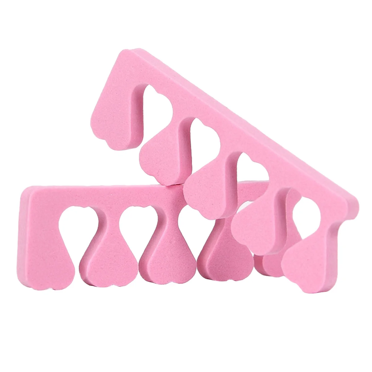 2Pcs Sponge Nail Finger Toe Separators Nail Pedicure Manicure Tools (Random Color) nail spacers nail toe separator