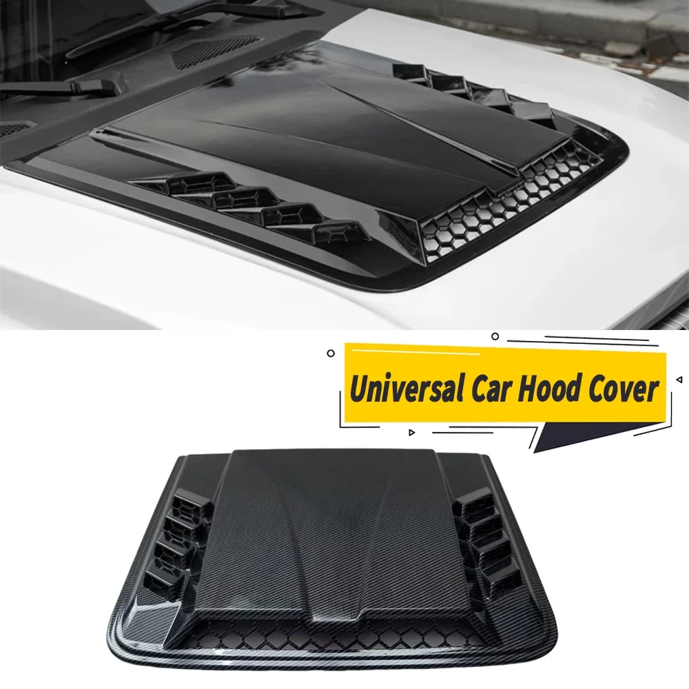 General Motors engine hood decorative protective cover without drilling modification simulation air outlet