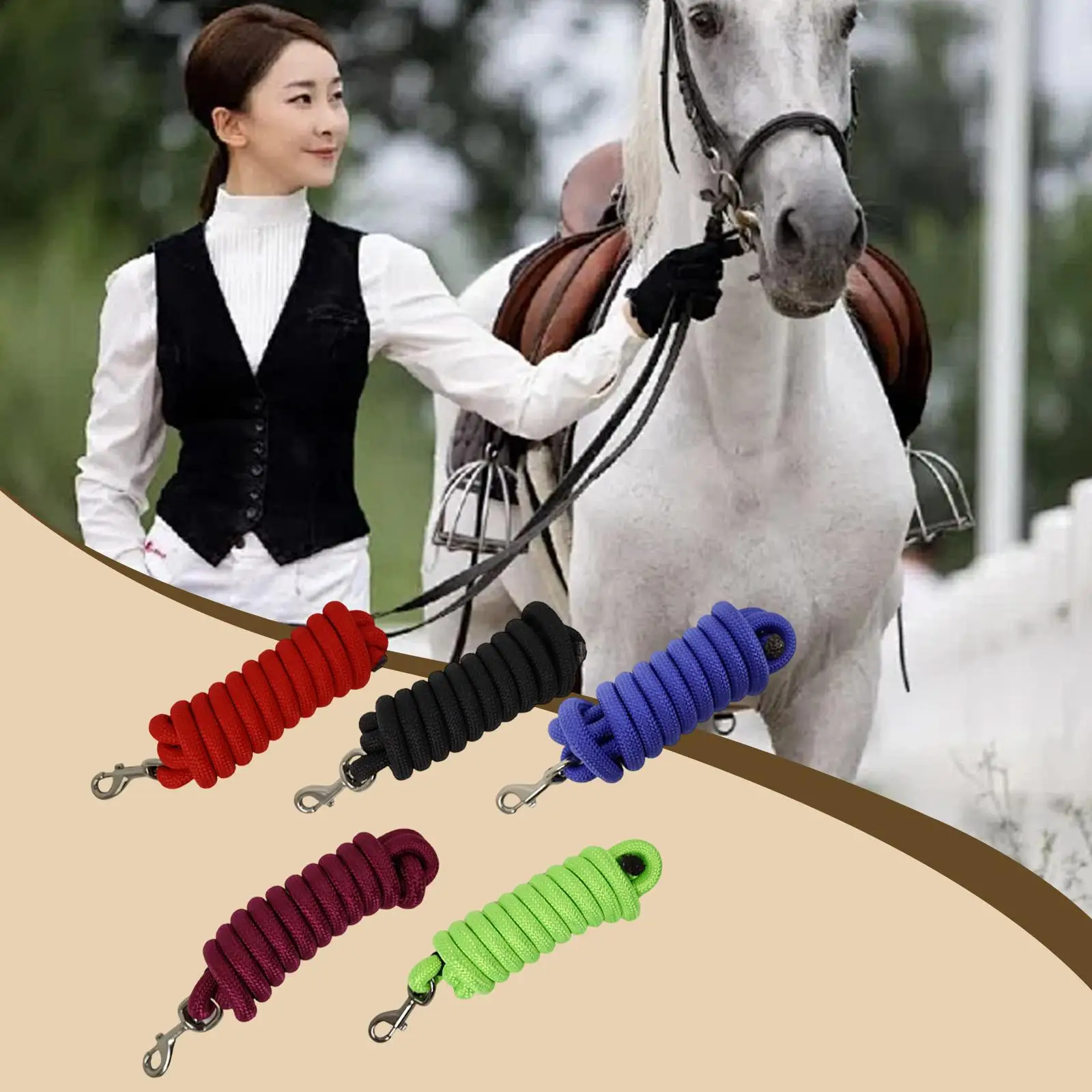 wear-resistant-horse-rope-halter-nylon-lead-rein-for-horses-accessories-groundwork-and-competition