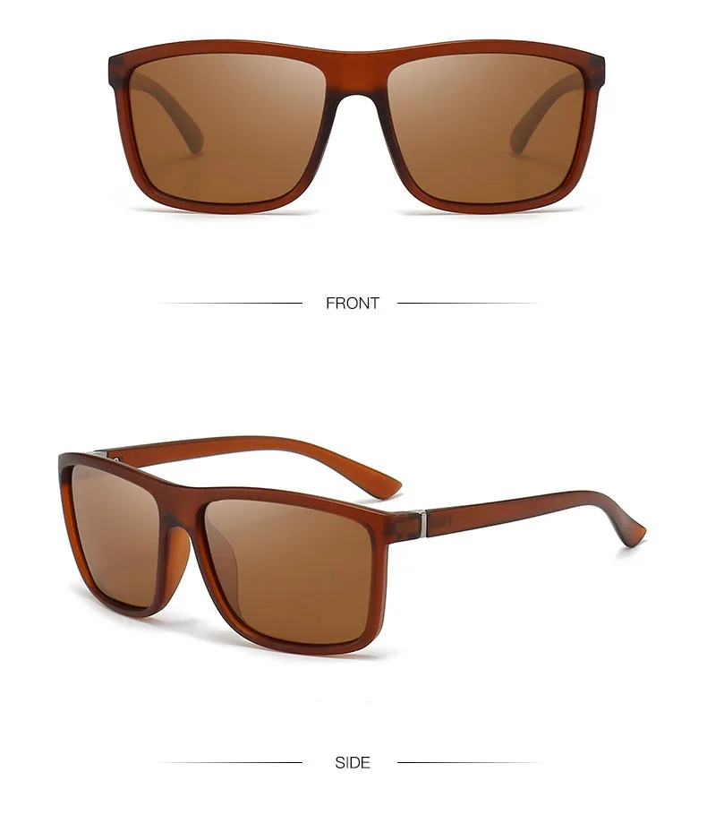  Trendige quadratische getönte Lesesonnenbrille für Herren und Damen, schwarz, verschreibungspflichtige Presbyopie-Brille, Outdoor-Sonnenbrille, Leser – Detail 11