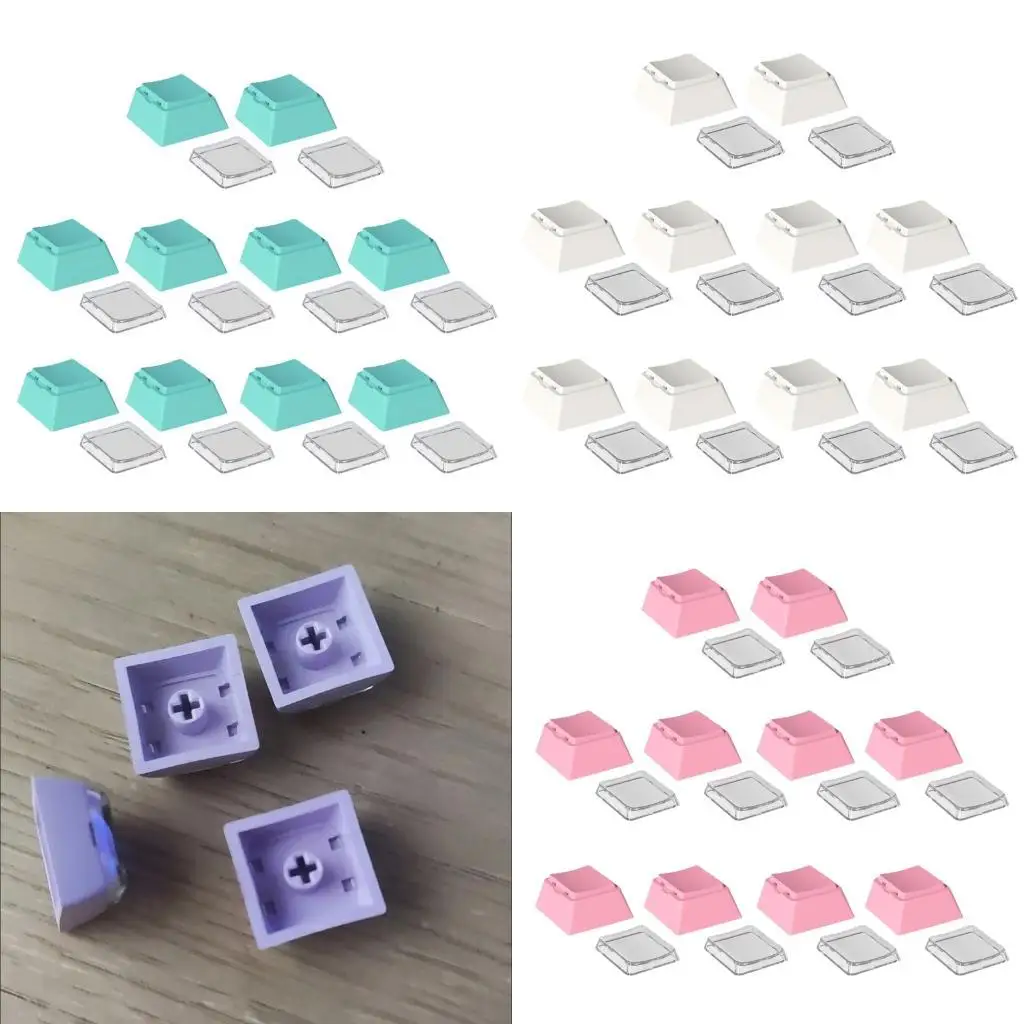 

R53C 8pcs Original Height Keycap Set For Mechanical Keyboards Comfortable Typing