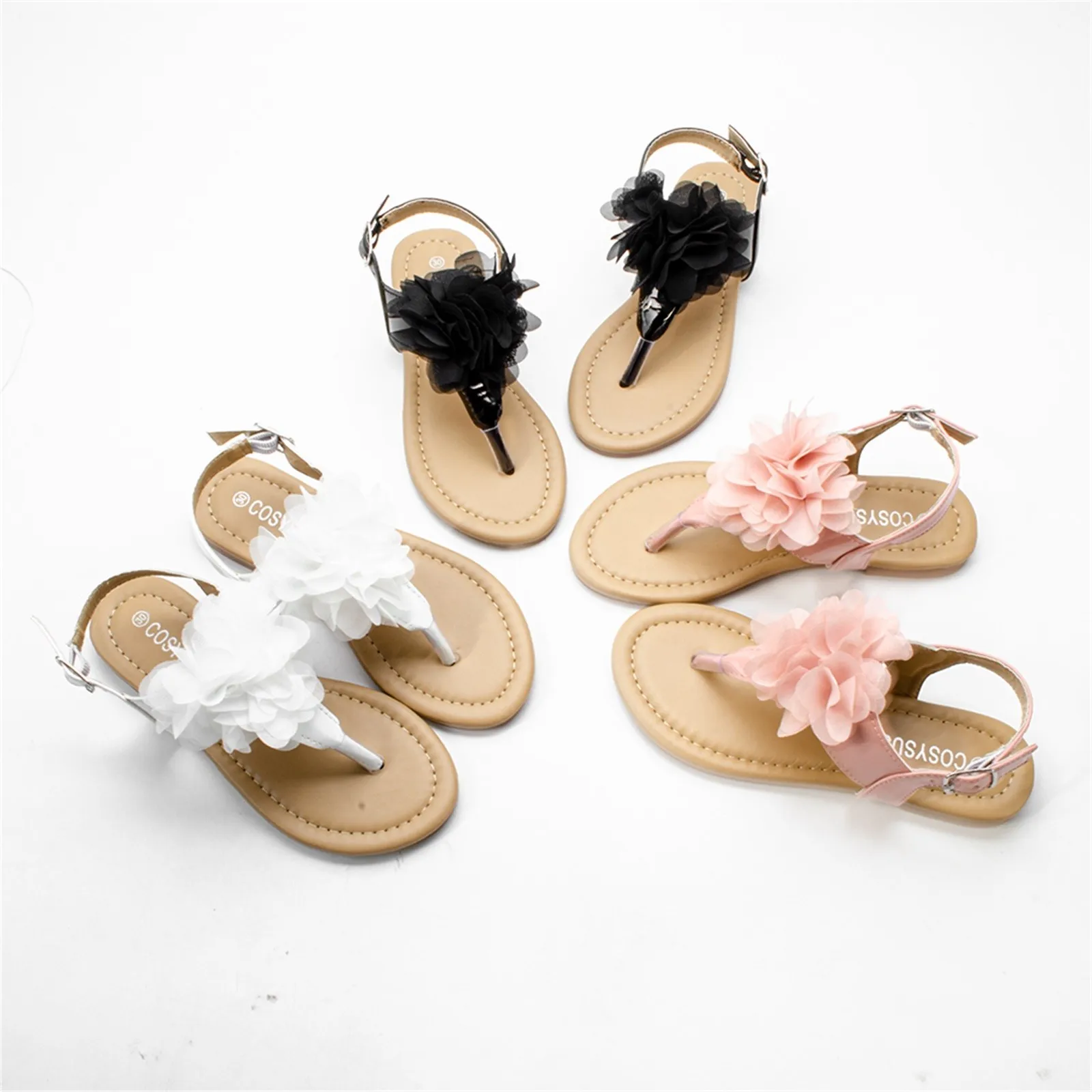 Girl Sandal 2024 Summer New Fashion Clip Toe Girl Shoe Cool Princess Shoe Casual Versatile Child Sandal Beach Shoe Kid Shoes