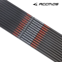 12pcs Archery Arrow Shaft Pure Carbon Tube ID4.2/5.2/6.2mm 31inch Spine 300/1500 For Bow Hunting Shooting