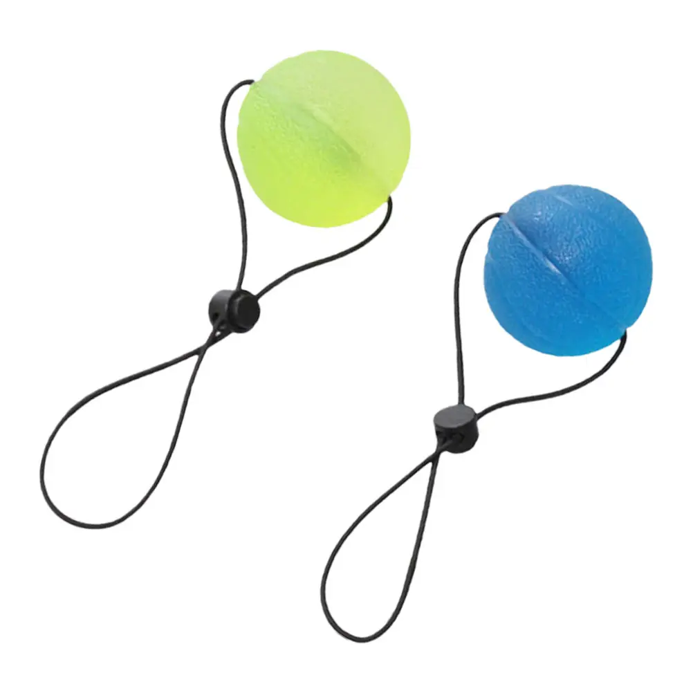 

2pcs Grip Strengthening Balls Silica Gel Hand Wrist Exercise Stress Relief Fitness Equipment for Office Athletes Autism