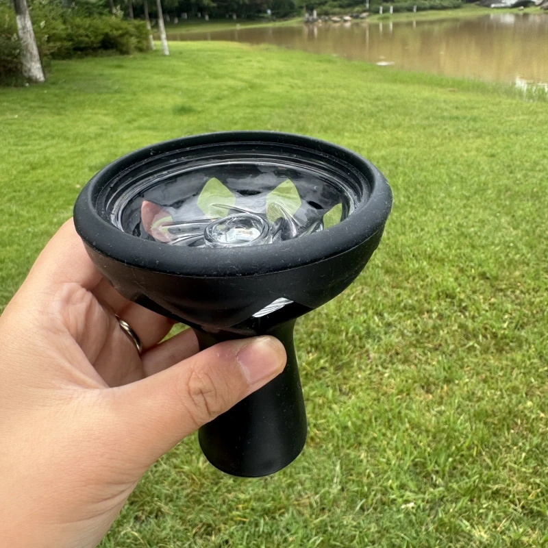

Silicone Glass Tobacco Bowl for Shisha Hookah Charcoal Holder Chicha Narguile Sheesha Accessories