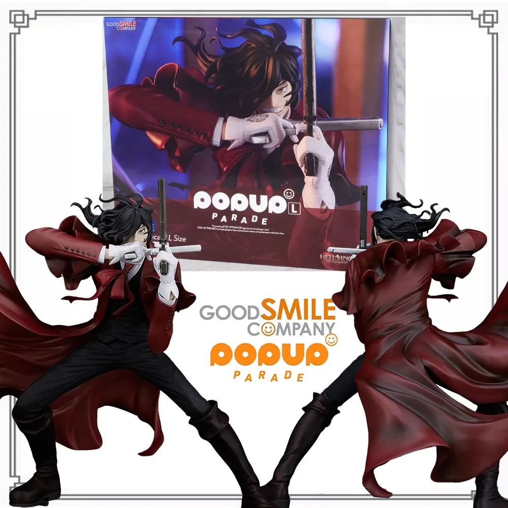 Figura de Anime 100% Original y Genuina en Stock de Good Smile Company Pop Up Parade Hellsing Alucard L, Garantía de Calidad, Envío Rápido