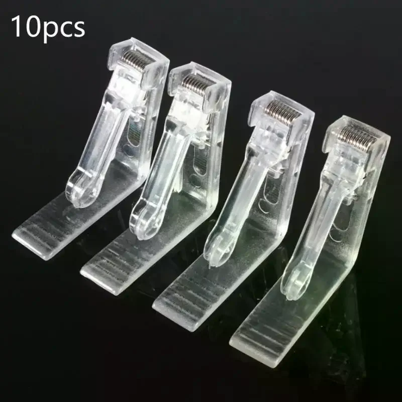 10pcs Plastic Tablecloth Clips Transparent Non-slip Securing Holder Decorative Leaf Tablecloth Clamp Holder Table Cover Clamps