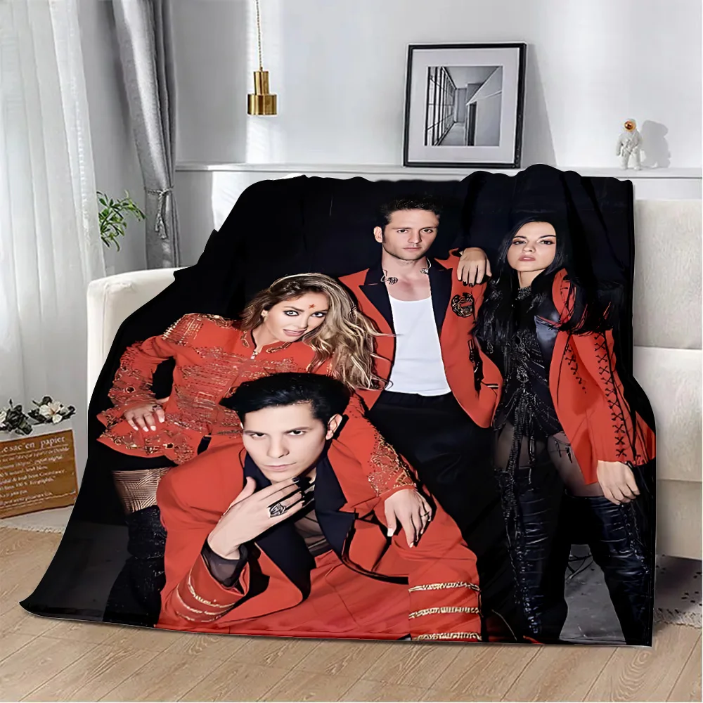 Mexico POP Band RBD Rebelde Printed Blanket Picnic Blankets Warm Blanket Soft and Comfortable Blanket Home Travel Birthday Gift