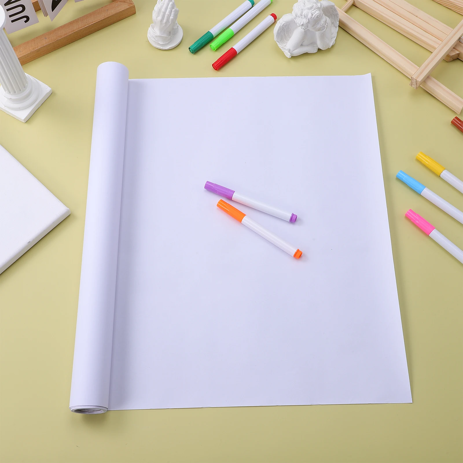 

Watercolor Drawing Paper Scroll Sketch Painting Art Craft Blank Thick pH Neutral Recycled Compatible with for Outdoor
