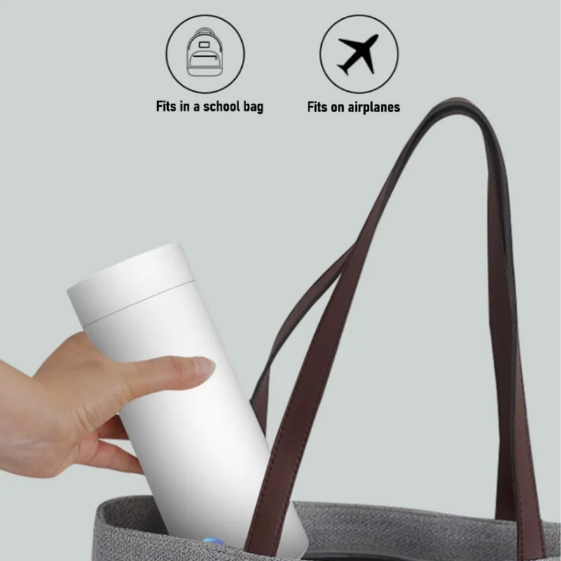 300W Travel Electric Kettle 400ml 304 Stainless Steel 5 Minutes Fast Boiling Cup Portable Hot Water Boiler Heater  110V/220V