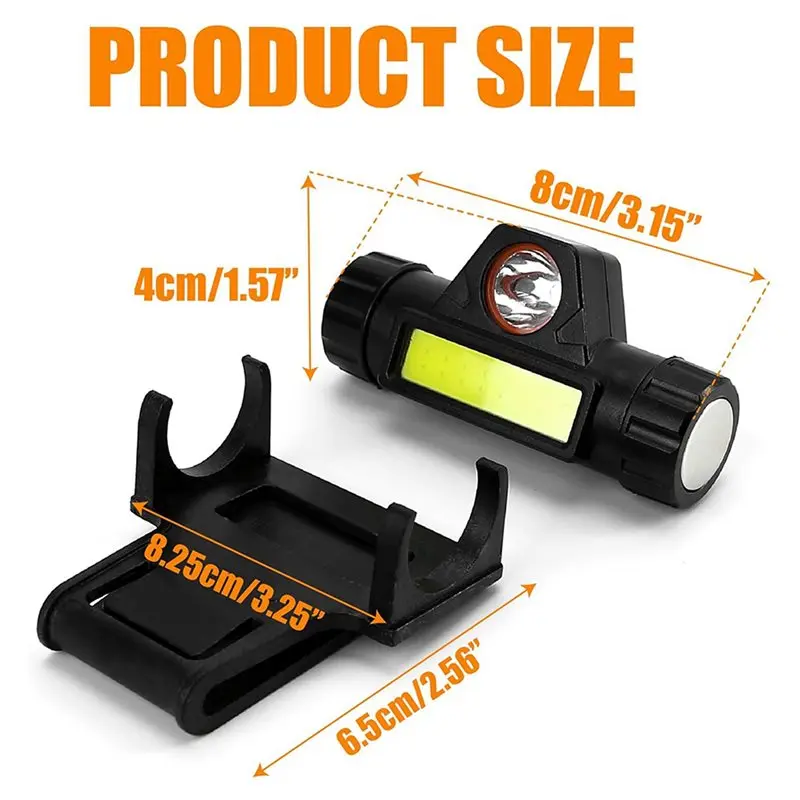 20X Rechargeable Welding Helmet Light Versatile Headlamp Flashlight With Mount Holder, Automatic Dimming
