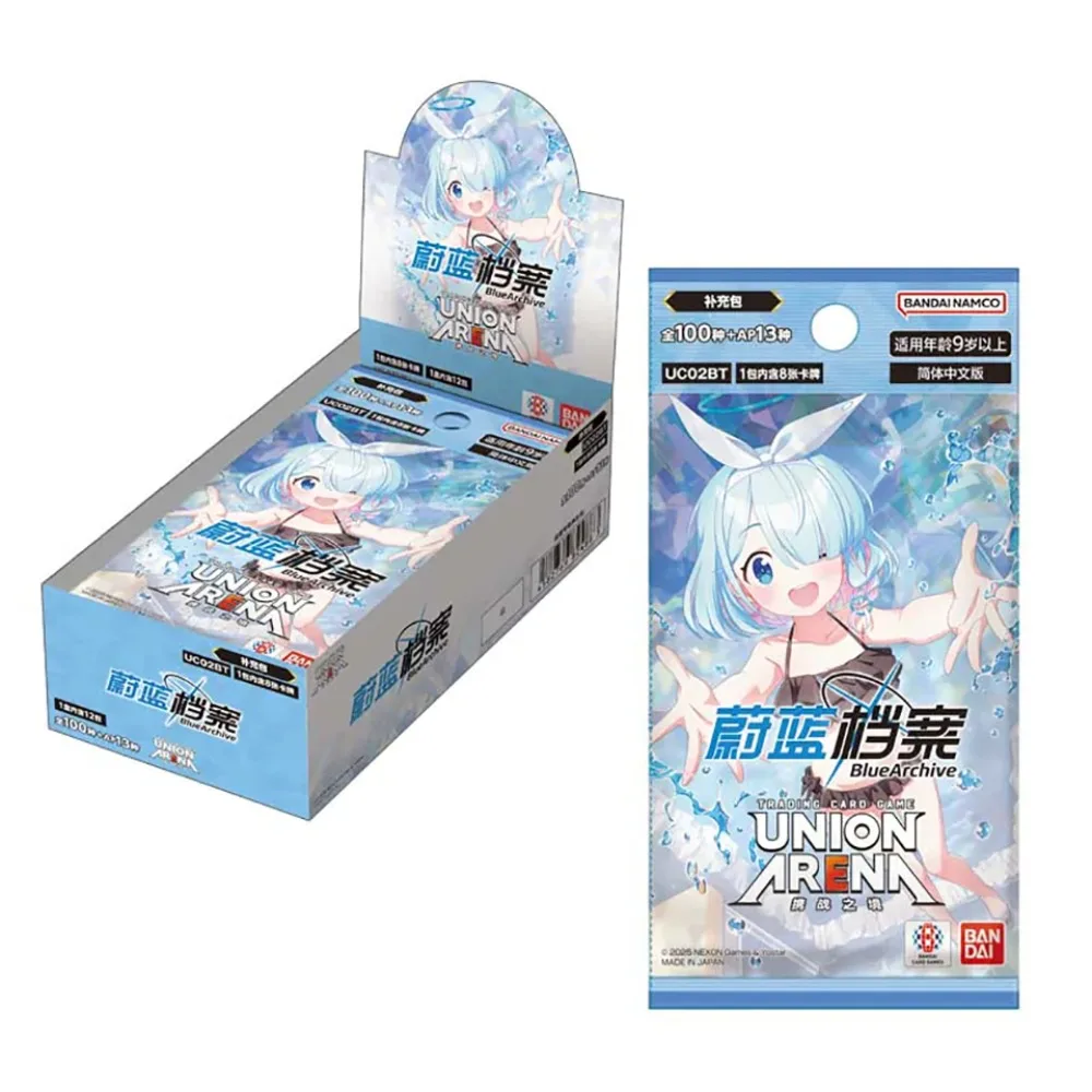 New Genuine Union Arena Blue Archive Collection Cards Highly Beloved Game Characters Cartoon Personalized Portable Creative Card