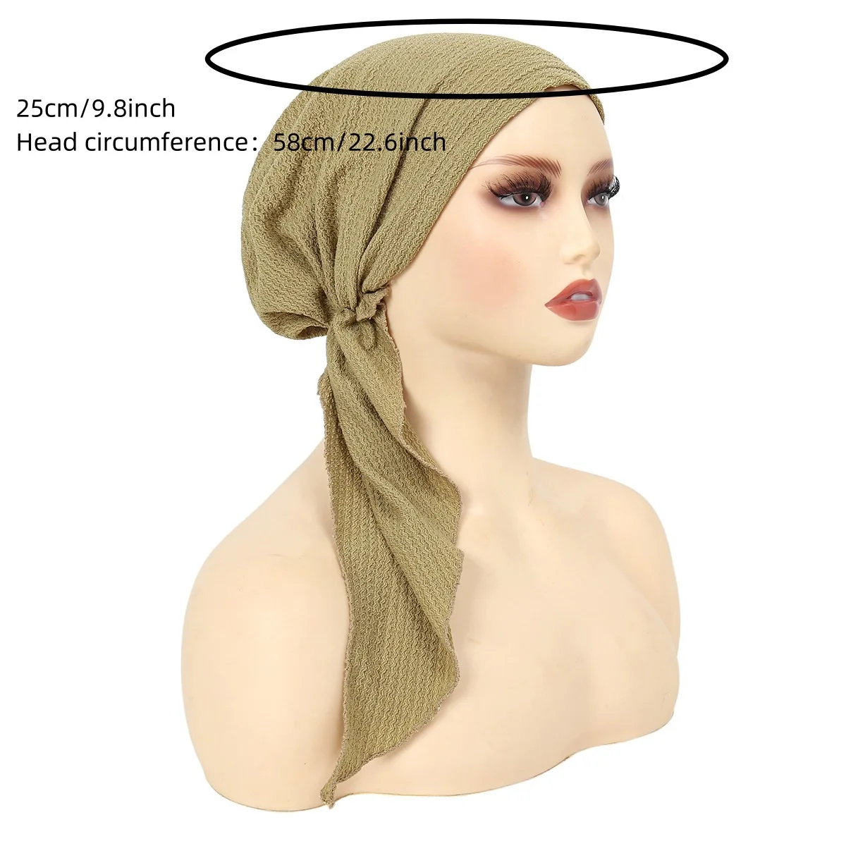 New Muslim Women Stretch Turban Hijab Underscarf Caps Cancer Chemo Beanies Caps Hat Head Scarves Pre-Tied Scarf Sleep Hair Cover