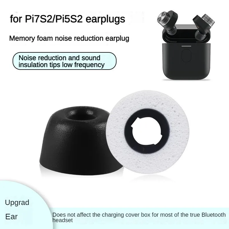 Eartips for B&W Bowers&Wilkins Pi7S2/Pi7 Pi5s2 Memory Sponge Ear tips Earbuds in ear Bluetooth Headset Earplug Sleeve