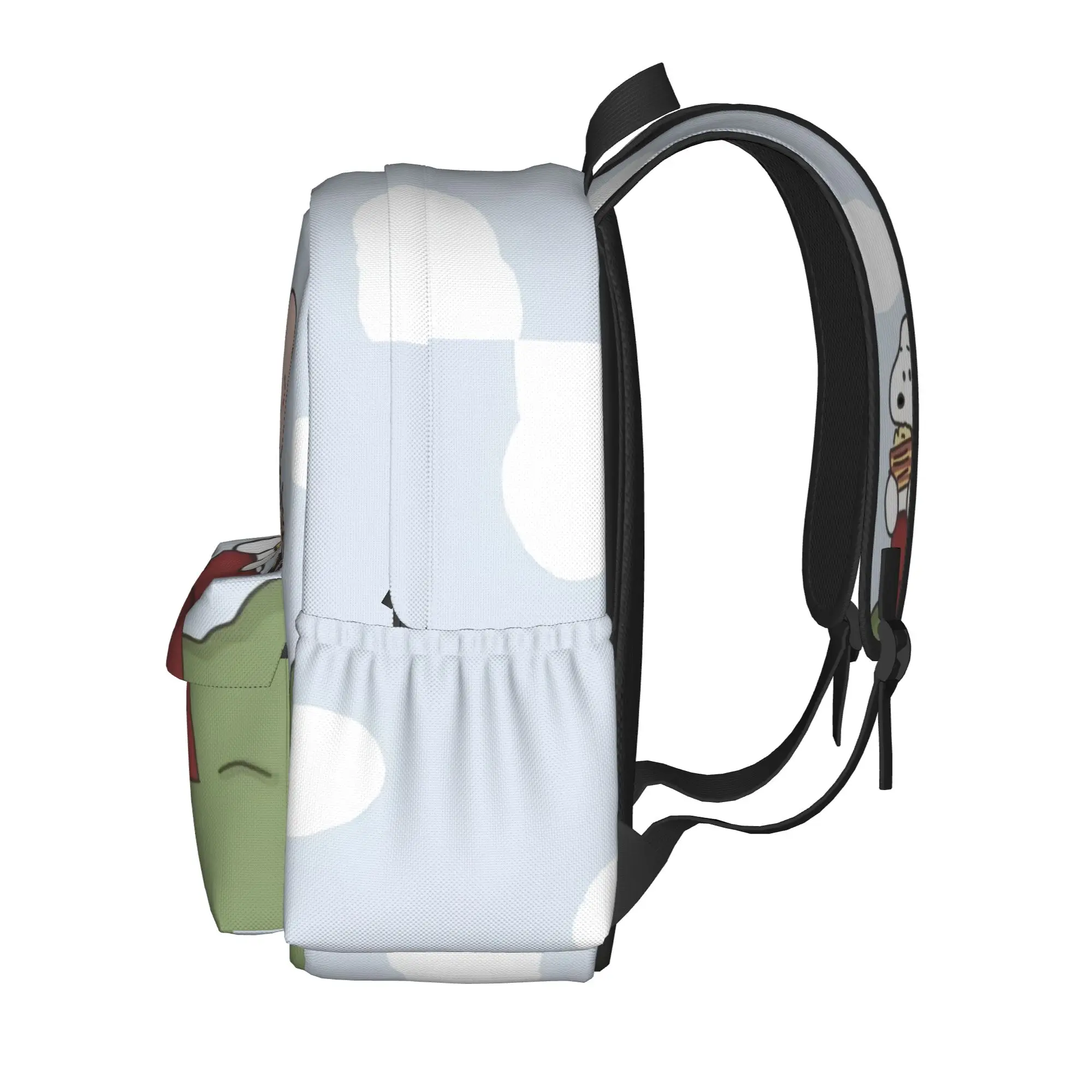 حقيبة ظهر مدرسية خفيفة الوزن ذات سعة كبيرة من سنوبي للسفر في الهواء الطلق، حقيبة ظهر متينة مقاومة للماء للمشي لمسافات طويلة