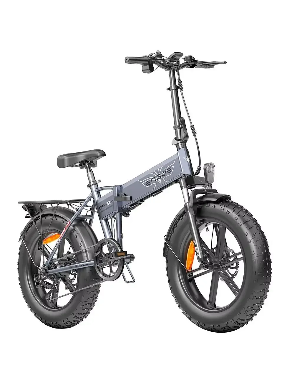 AliExpress NONE ENGWE EP-2 Boost 48V13Ah battery bicycle 250W motor Adult Folding electric bicycle 20* 4-inch fat tire off-road electric bicycle