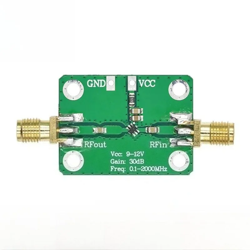 

RF LNA Amplifier 0.1-2000MHz 30dB - Broadband Low Noise Amplifier Module