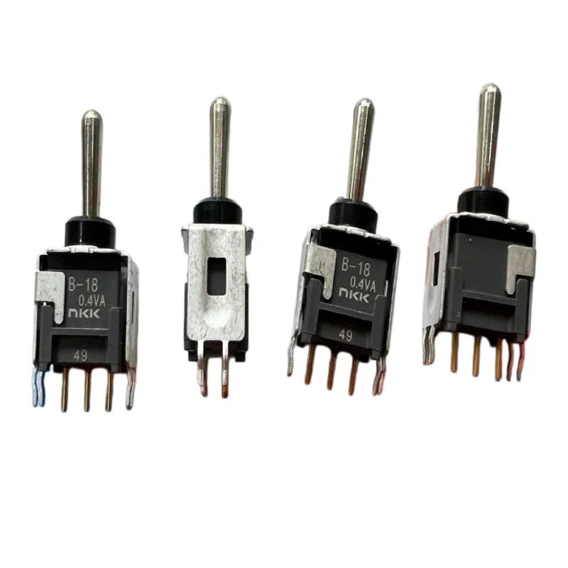 1PCS/LOTS 100% Japanese nkkB-18AB small waterproof and dustproof toggle switch 3-pin 3-speed double-sided self resetting reboun