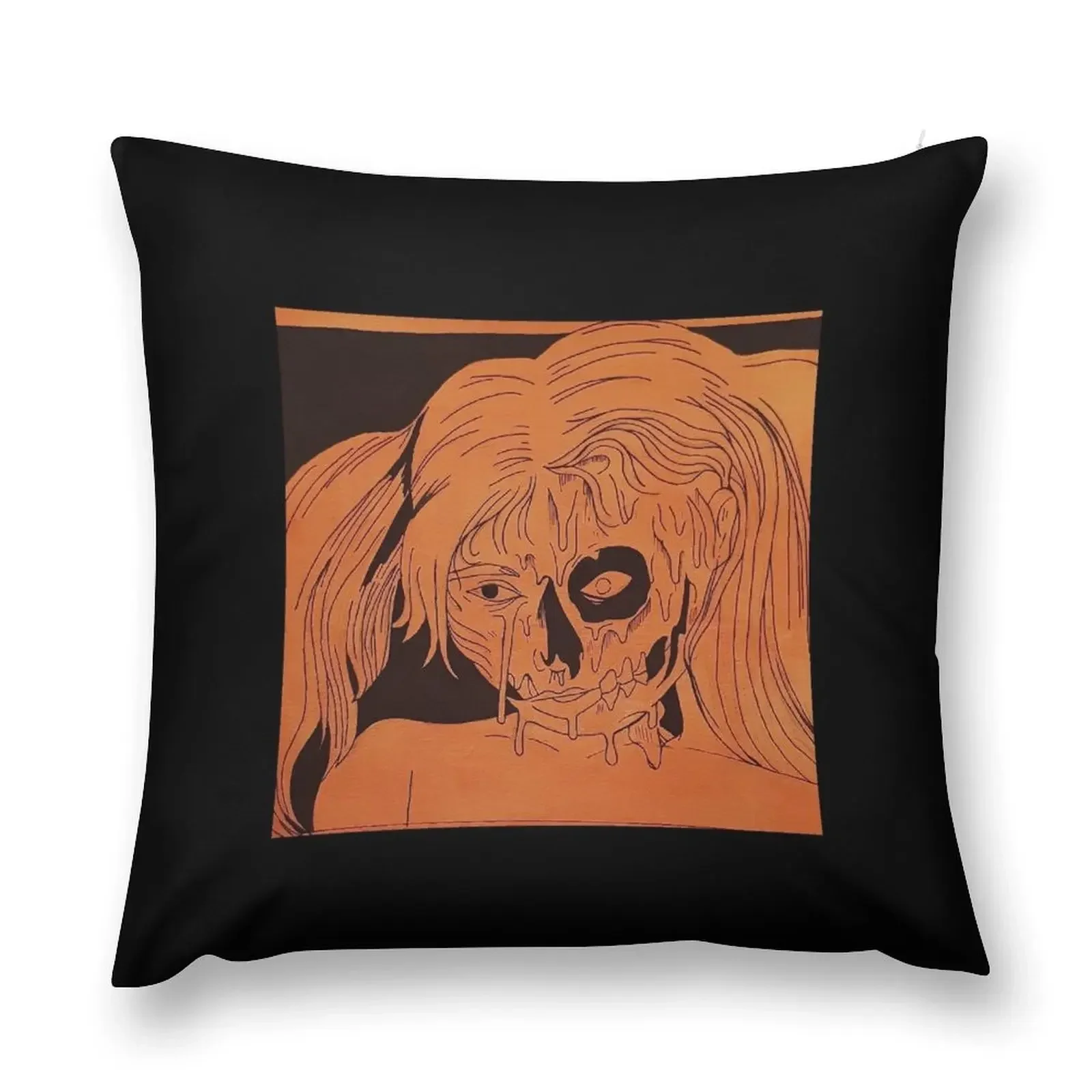 Ashnikko pumpkin spice artwork Throw Pillow Couch Cushions Luxury Cushion Cover ornamental pillows pillow