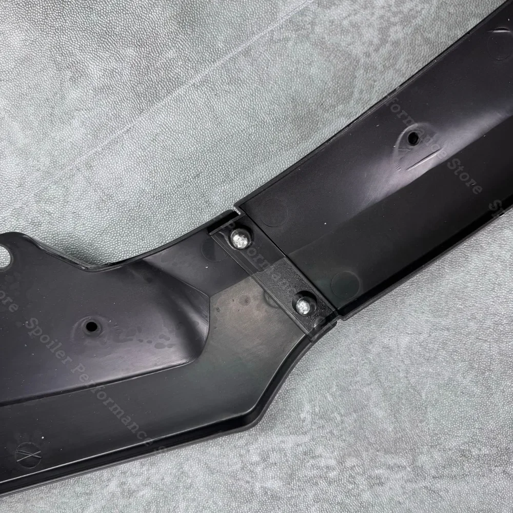 3Pcs Car Front Bumper Splitter Lip Diffuser Spoiler Guard Deflector For Kia Stinger GT 2018-2023 Tuning ABS Plastic Gloss Black view 5