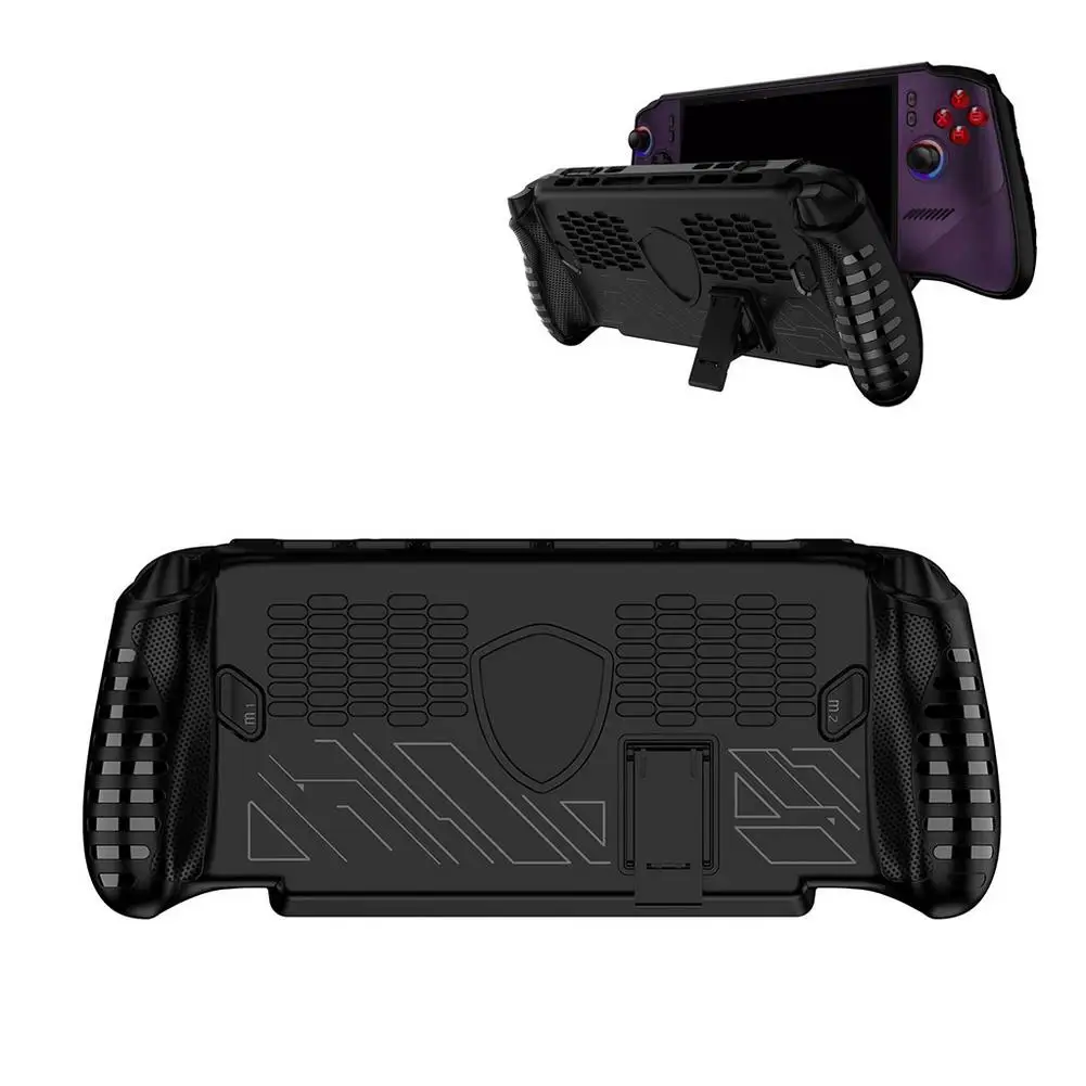 For MSI Claw 8 EX AI+ Protective TPU Case with Kickstand Anti-Slip Texture Shockproof Gaming Cover ﻿