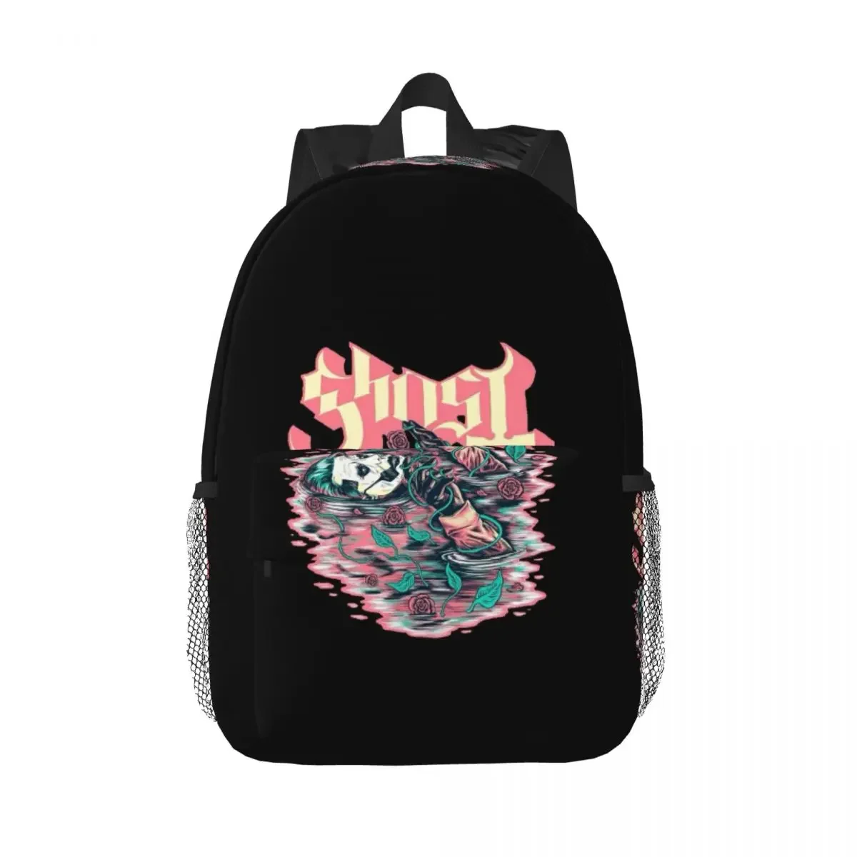 

Ghost Heavy Metal Band Backpack Hot Sale Daypack Large Capacity Boy Girl BookBag Shoulder Bags for Men Women Children School Bag