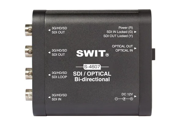 SWIT S-4607 Bi-directional SDI/Optical Converter