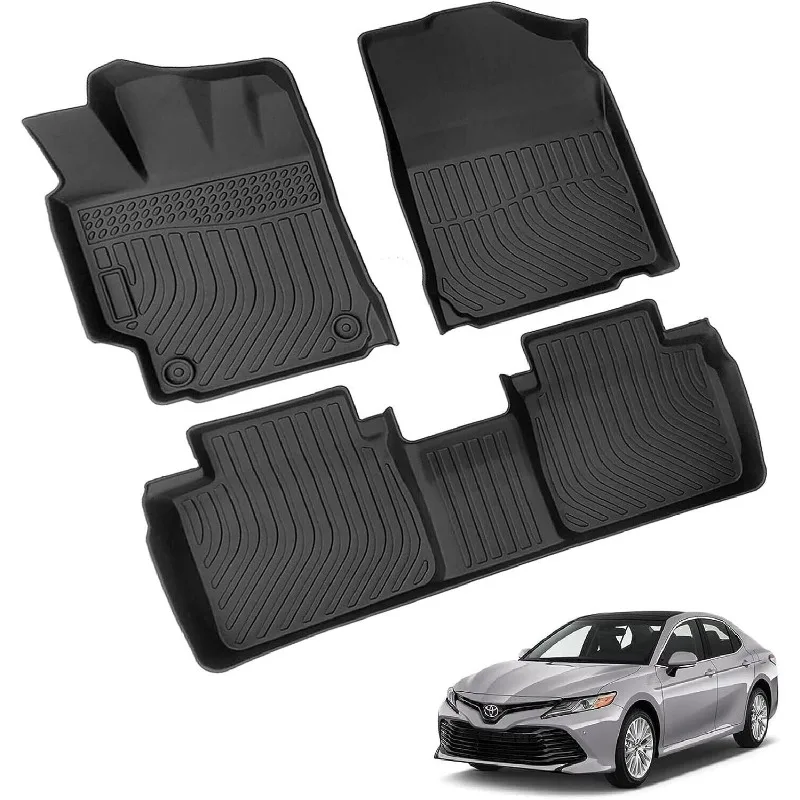 

US Cargo Liner Carpets Car Floor Mats for 15-17 Toyota Camry All-Weather TPE Rubber