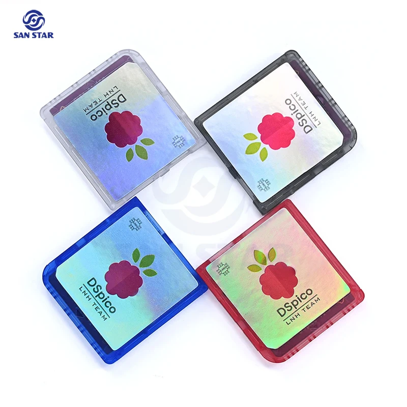 

Игровой картридж DSpico USB-C с прозрачным корпусом, изготовленным методом литья под давлением, с микроконтроллером RP2040 для DS, DSi, ND Lite, DSiLL, XL, 2D, 3D, New3DXL, LL