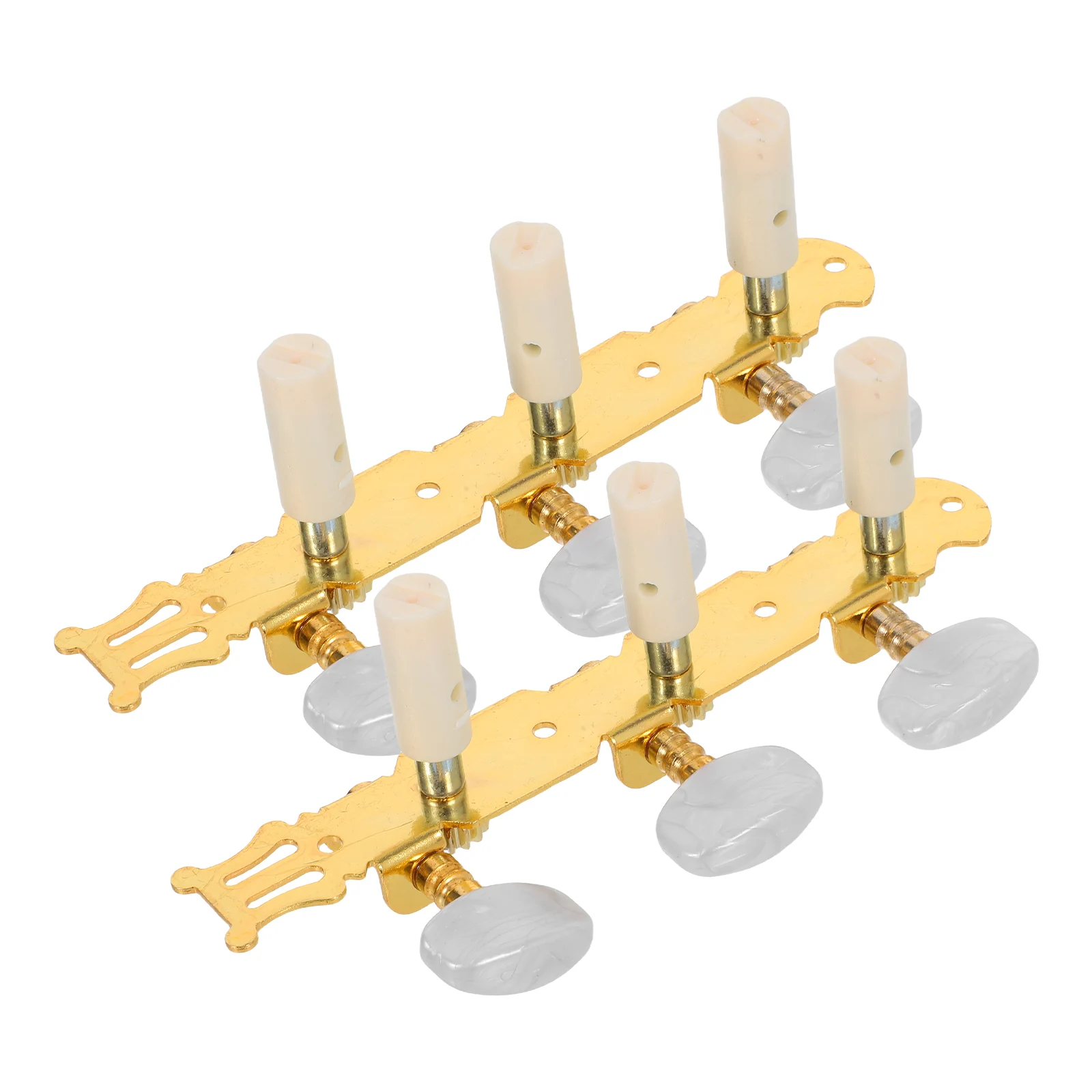 2 قطعة ضبط الغيتار أوتاد الحديد الصوتية الكهربائية القيثارة نمط مفتوح دائم السلس دوران المدمجة خفيفة الوزن الغيتار