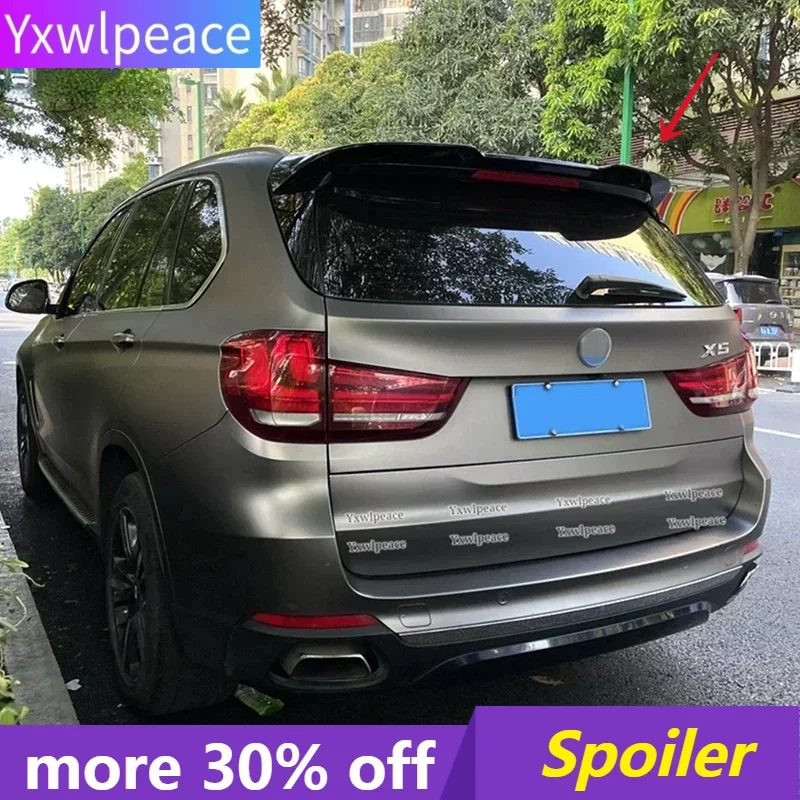 

For BMW X5 F15 2014-2018 Spoiler High Quality ABS Plastic Primer Color Rear Window Roof Spoiler Trunk Wing Car Accessories