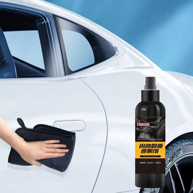 Revêtement de voiture en céramique pour soins de la peinture, cristal, spray d'avertissement, polymère hydrophobe, protection tative, brillance maximale