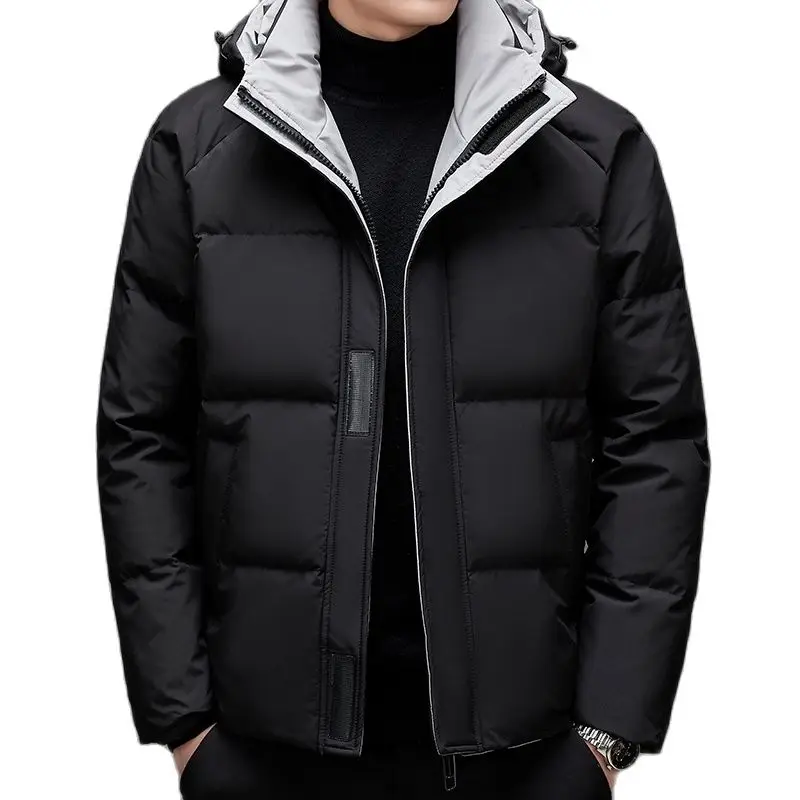 BATMO 2023 new arrival winter 90% white duck down hooded jackets men,warm thick parkas coat 169