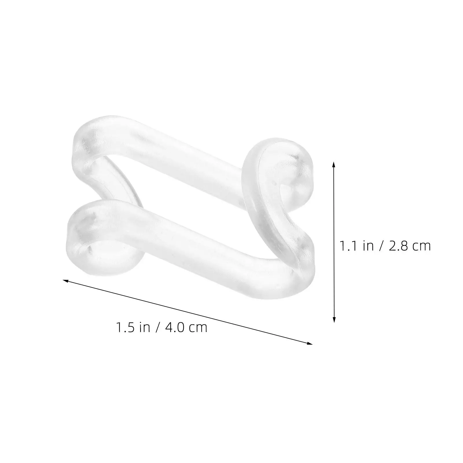 30Pcs Clothes Hanger Connector Hooks Transparent Plastic Space Saver Closet Organizer Stacking Hooks Wardrobe Storage Extender - view 4