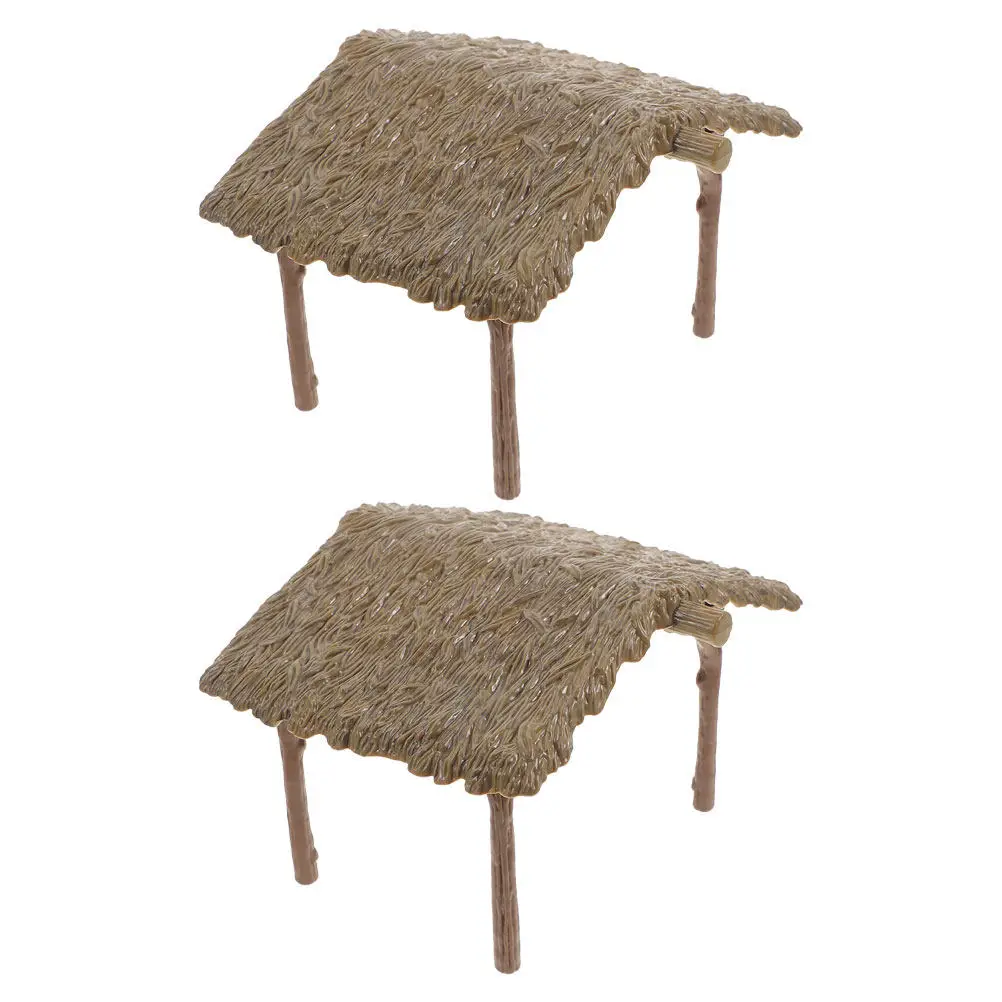 

2Pcs Realistic Adornment Miniature Garden Accessories for DIY Micro Landscape Farm Scene Train Scenery Sand