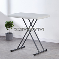 Folding Laptop Table Height Adjustable Side Table Sofa Tray Table Bed Side Table Outdoor Camping Desk