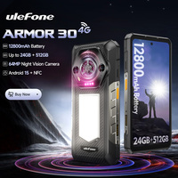 【World Premiere】Ulefone Armor 30 Rugged Phone 12800mAh 24GB+512GB Smartphone 120Hz  Android 15 NFC Night Camera Global Version