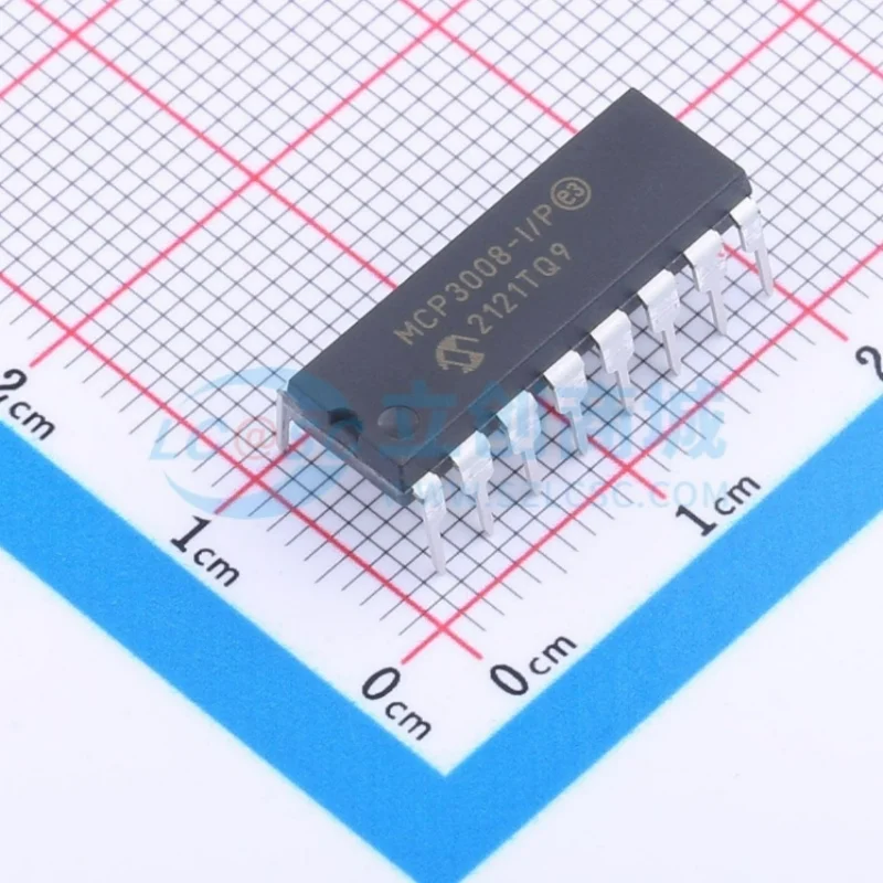 

1 PCS/LOTE MCP3008-I/P MCP3008 DIP-16 100% New and Original IC chip integrated circuit