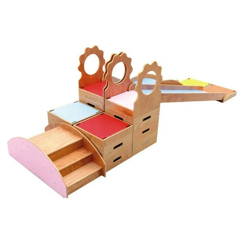 

Early education equipment soft motion combination slide. Sensory integration equipment teaching aids.