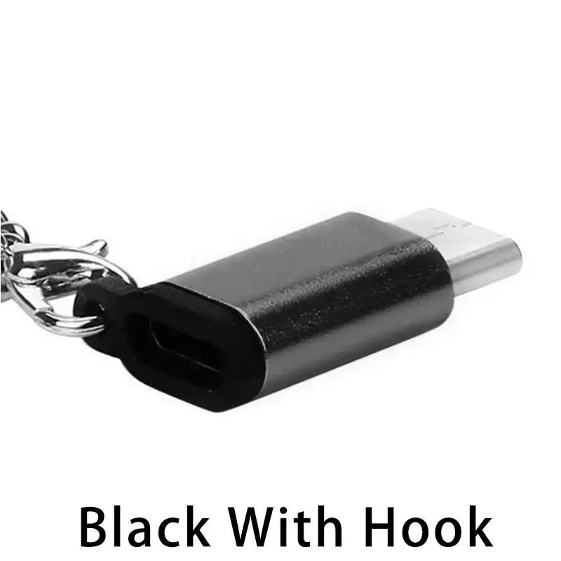 Portable Keychain Cable USB Type C Adapter OTG Micro USB Female for Type C Male Converter Adapter USB-C for Huawei Xiao Mi