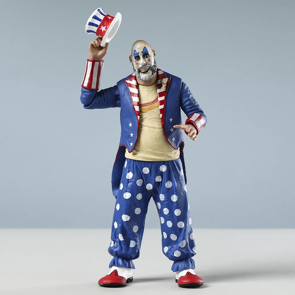 NECA House of 1000 Corpses Otis Driftwood / Captain Spaulding Model Action Figure Decoration Toys Hobbies Gift